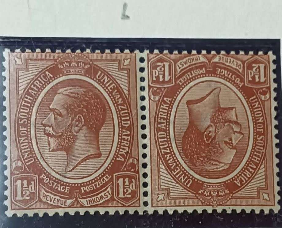 Union of SA 1913 -1922 King George V Part set see descr all UMM except 1\2d (3) and 6d (14b) MM