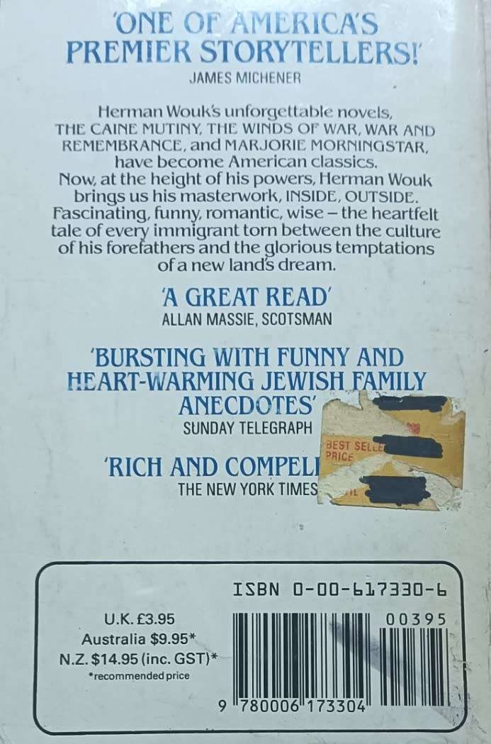 Inside Out - Herman Wouk - Softcover - 643 Pages