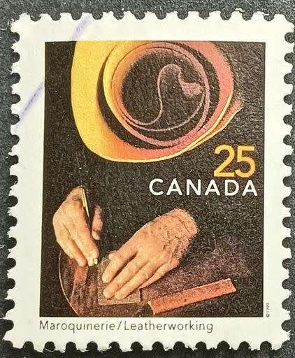 Canada 1999 Traditional Trades 25c Fiscally used