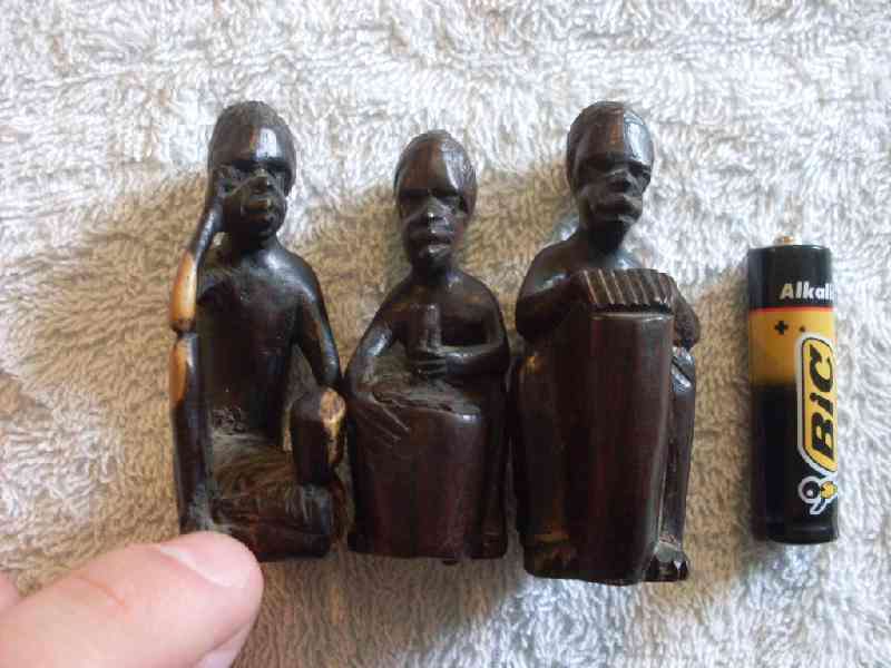 Three Miniature African Sculptures
