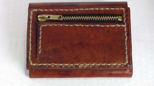 Genuine Leather Tri-fold Wallet