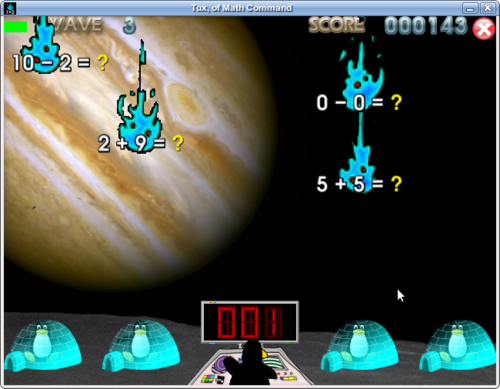 Tux Maths for Kids, hours of fun AND education