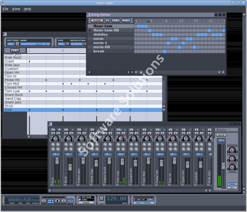 Hydrogen Advanced Drum Machine MUSIC BEAT BEATS GENERATION SOFTWARE CD for PC LAPTOP MAC PLATFORM