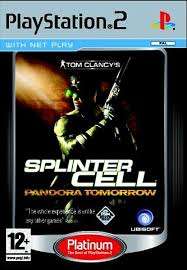 SPLINTER CELL - PANDORA TOMORROW PlayStation 2 / PS 2 Game. Very Good Condition!!