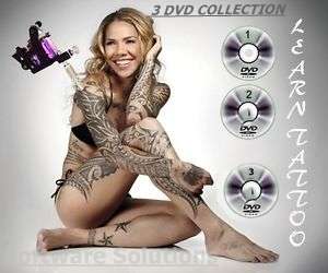 Step by Step Instruction 3DVD Collection on how to Tattoo with 14 FREE E-BOOKS for the Tattooists