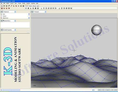 3D MODELING & ANIMATION STUDIO SOFTWARE PROGRAM K-3D PC + BONUS FREEWARE SOFTWARE