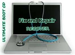 Ultimate Boot CD - Fix, repair & diagnose many PC problems recover Windows passwords etc. Laptops