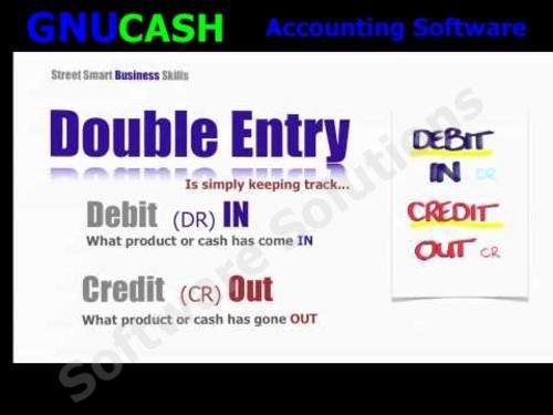 GNUCash Financial Accounting Accounts Double-Entry Bookkeeping System Software