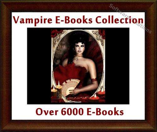 Vampire E-Books Collection on 1 DVD + BONUS Thriller E-Books and FREE Software