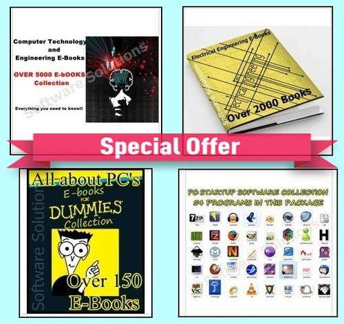 Computer E-Books Collection + PC Start UP Software SPECIAL OFFER PACK! FREE POSTAGE ! ! !
