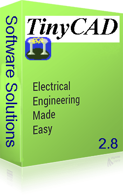 TinyCAD 2.8 drawing electrical circuit diagrams Software