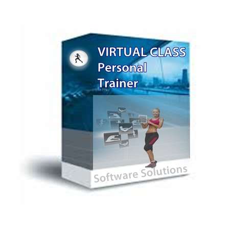 Virtual Class Personal Trainer Software - 2 Dvd's for Laptop/PC