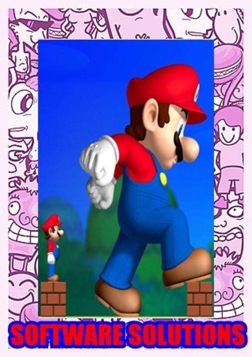 Mega Mario is a Super Mario Bros. 1 clone Retro Game old-school style for your pc / Laptop  CD