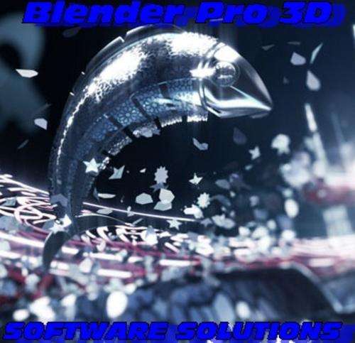 Pro 3D Graphic & Game Design Studio Shade Modeling Blender Software PC