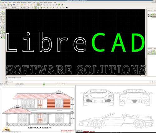 LibreCAD 2D CAD Software Industrial designers Tool for Microsoft Windows, Mac OS X and Linux NEW