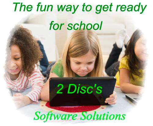 Fun Way to get ready for School Software for PC/Laptop - 2 X DVD - Pre-School from age 2