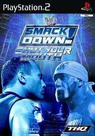 SMACKDOWN SHUT YOUR MOUTH PS2 GAME - EXCELLENT CONDITION