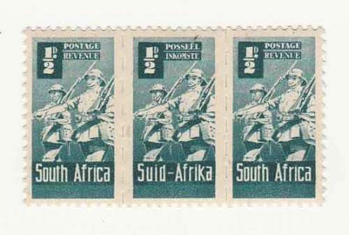 1942-1944 War Effort Reduced Sizes in pairs SACC 95 MNH