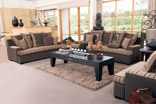 3 Piece Blue Gum Lounge Suite