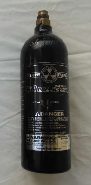 20oz CO2 Gas Cylinder for Paintball Gun