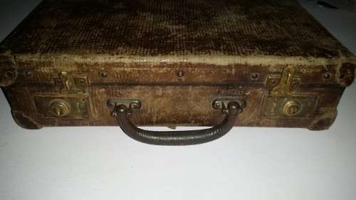 Vintage Box Case and Old Bibles.