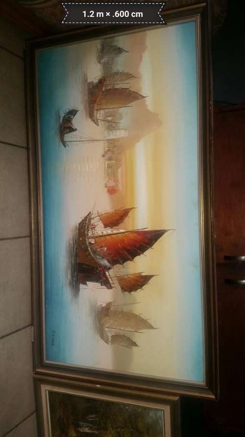 2x Vintage Oil paintings.