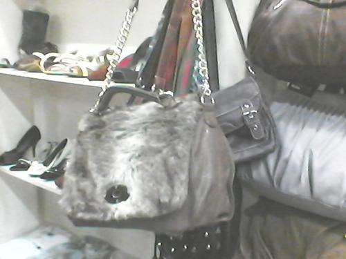 ITALIAN TOTE HAND BAG  WITH FUR {WINTER EDITION by the italians}