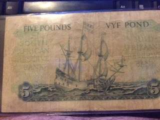 VYF POND ----UNION SOUTH AFRICA, VYF POND NOTE