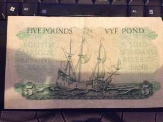 VYF POND - FIVE POUNDS NOTE