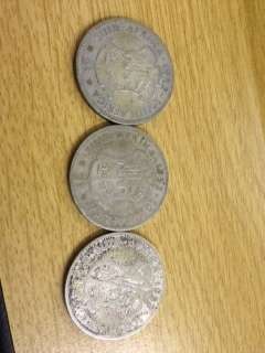 SOUTH AFRICA 2 SHILLINGS , 3 COINS 1 PRICE , ALL 1952