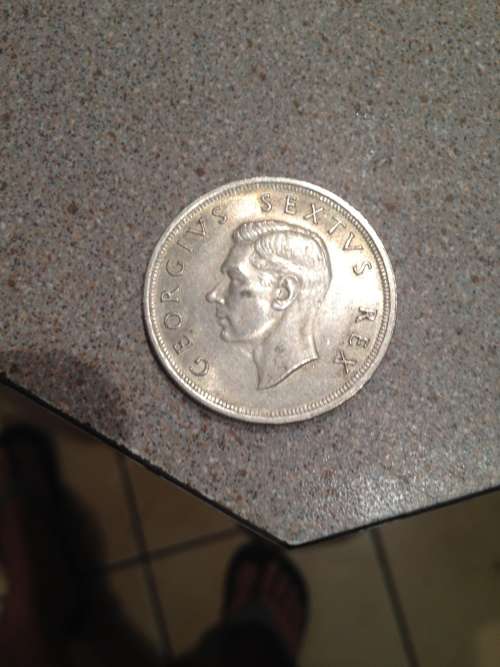 5 shilling silver 1952