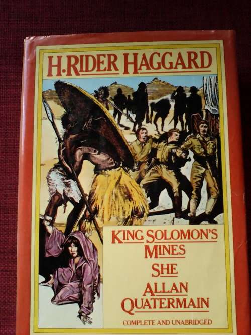 King Solomon's Mines, She, Allan Quatermain by H. Rider Haggard. H/C 1979