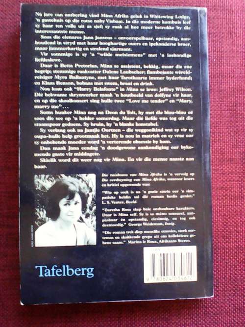 Die tuiskoms van Mina Afrika deur Zuretha Roos. S.C 1st 1996 200gm