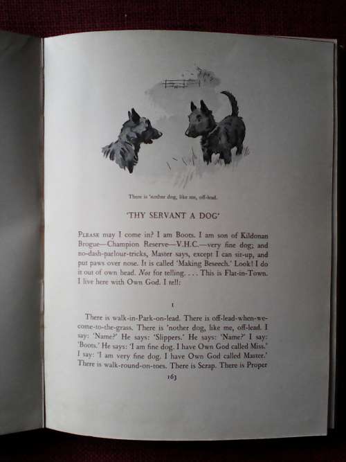 Collected Dog Stories by Rudyard Kipling. H/C. 278 pp. rep 1935
