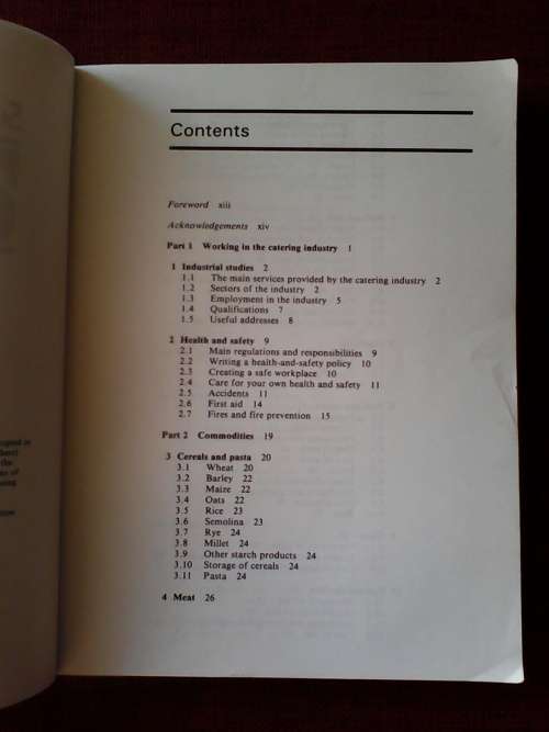 Principles of Catering by M Colleer & C Sussams. Large format. S/C. 352 pp.