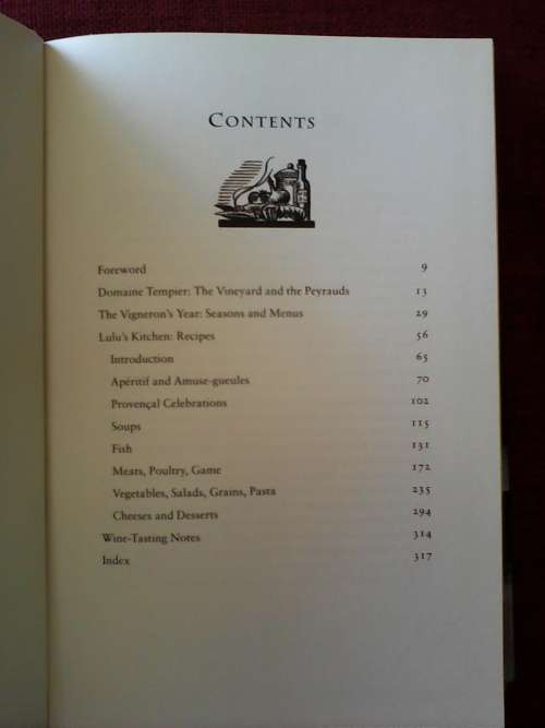 A Provençal Table by Richard Olney. H/C. 335 pp.