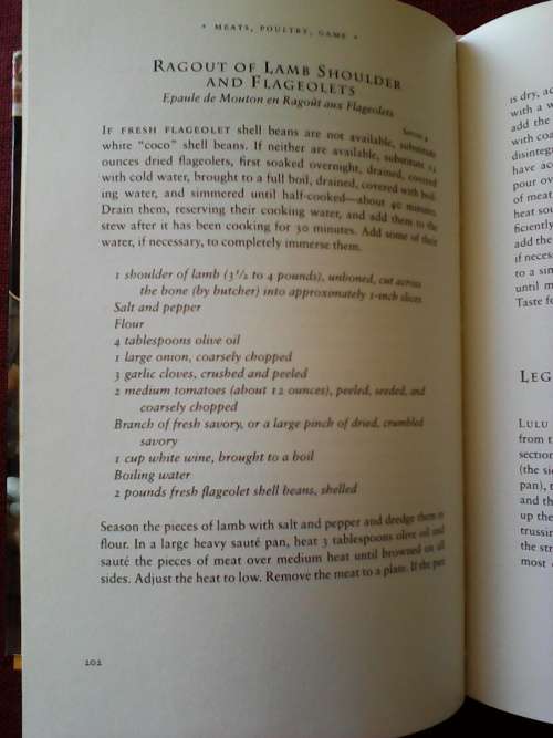 A Provençal Table by Richard Olney. H/C. 335 pp.