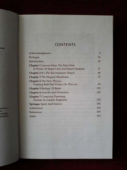 The Biology of Belief by Bruce H Lipton. H/C with jacket. 2005. 224 pp.