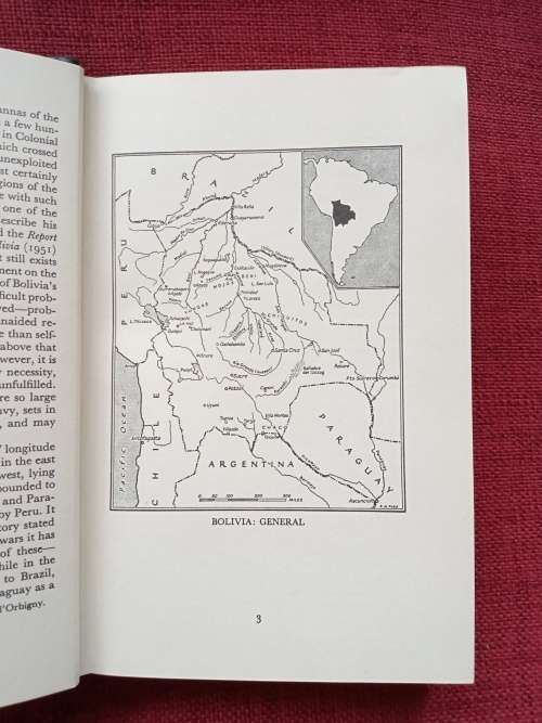 Bolivia, a Land Divided by Harold Osborne. 3rd ed 1967. H/C with jacket. 181 pp.