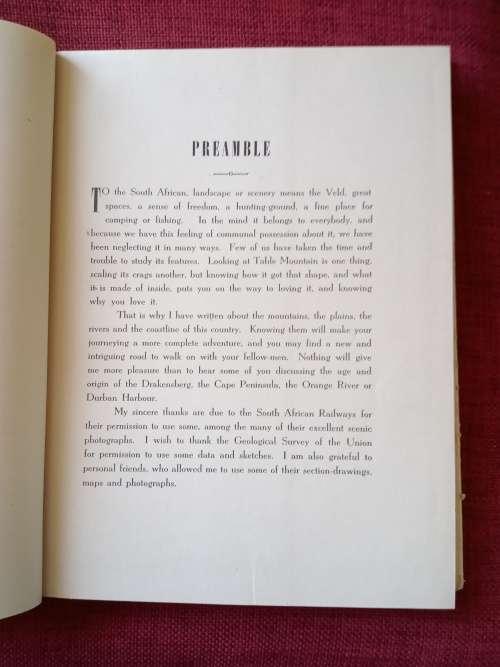 A Glimpse of South Africa by MS Taljaard. 1st 1949. H/C with jacket. Large format. 226 pp.