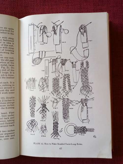Encyclopedia of Rawhide and Leather Braiding by Bruce Grant. 1st 1972. H/C. 528 pp.