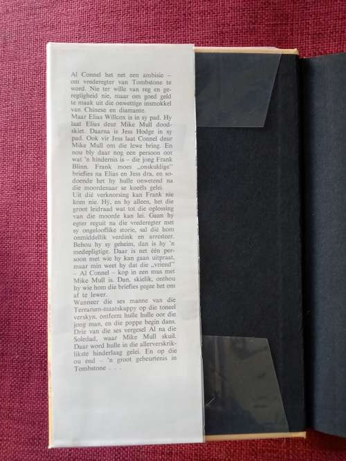 Hinderlaag in Geraamtekloof deur Herbert Kranz. 1ste Afrikaanse uitgawe 1964. H/B met omslag. 172 pp