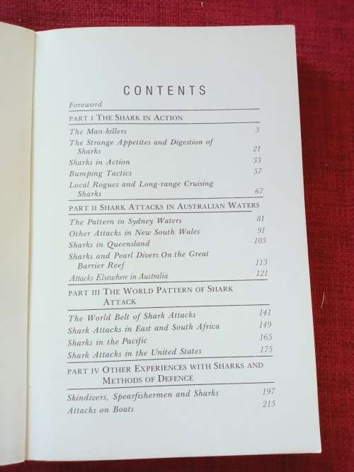 Shark Attack by Victor Coppleson and Peter Goadby. Revised edition 1988. S/C. 262 pp.