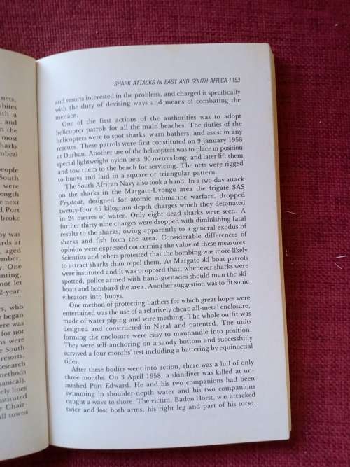 Shark Attack by Victor Coppleson and Peter Goadby. Revised edition 1988. S/C. 262 pp.
