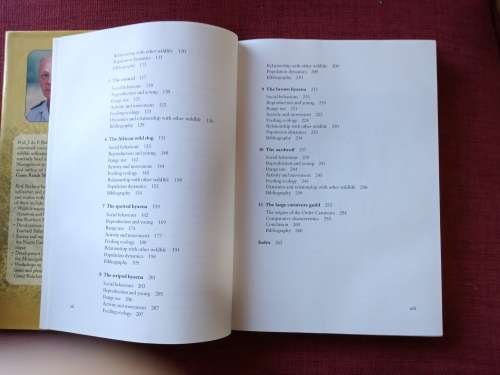 Larger Carnivores of the African Savannas by Bothma and Walker. 1st 1999. H/C with jacket. 277 pp.