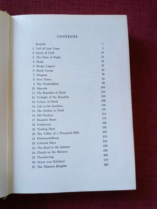 Natal and the Zulu Country by TV Bulpin. 2nd impression 1972. H/C. 456 pp.