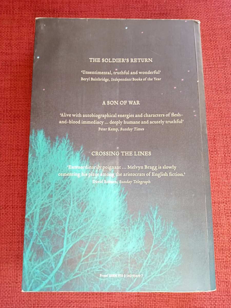 Remember Me by Melvyn Bragg. First edition 2008. Softcover. 551 pp.