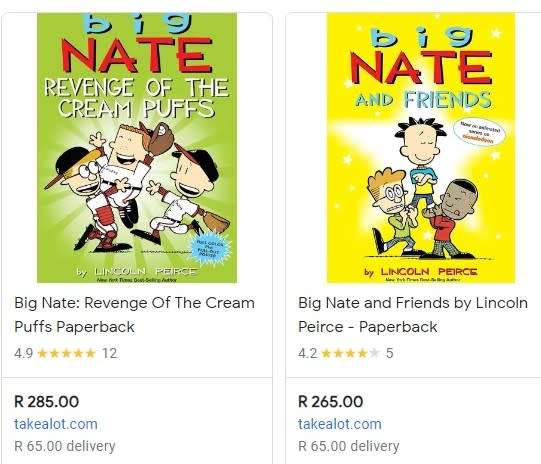 Big Nate revenge of the cream puffs by Lincoln Peice, graphic comic cartoon book strip novel kids