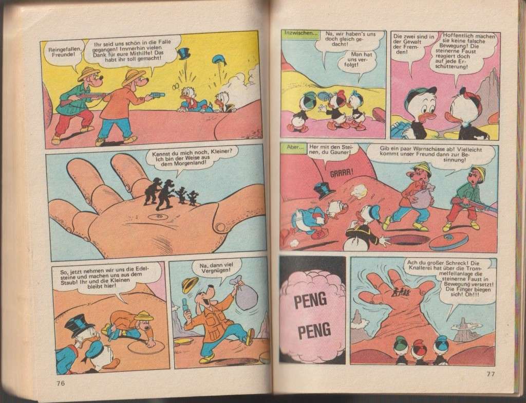 Donald Hier Donald De.. 1982 Walt disney comic book in German Donald Duck