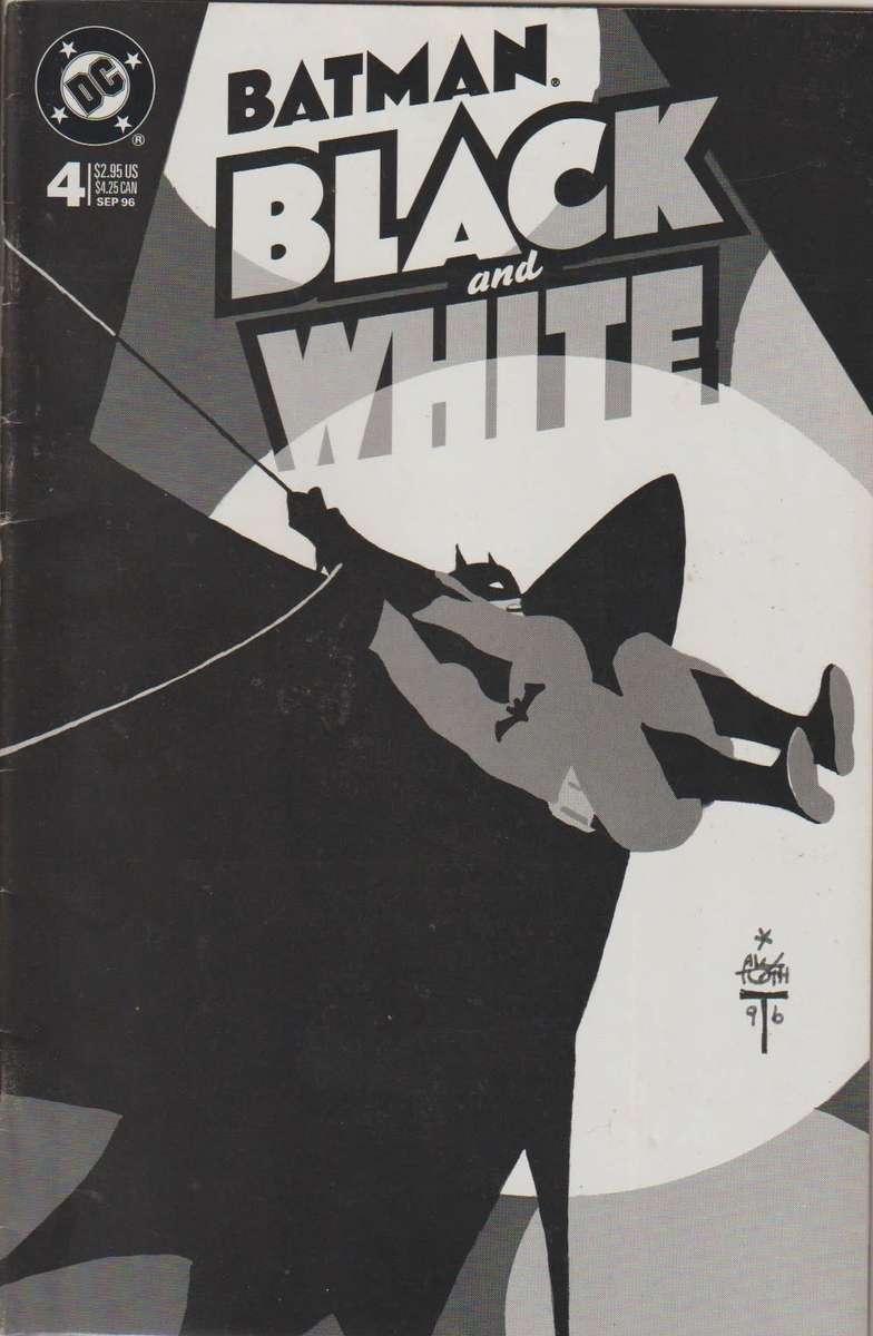 DC Comics Batman Black and White (1996) #4 rare vintage old collectable